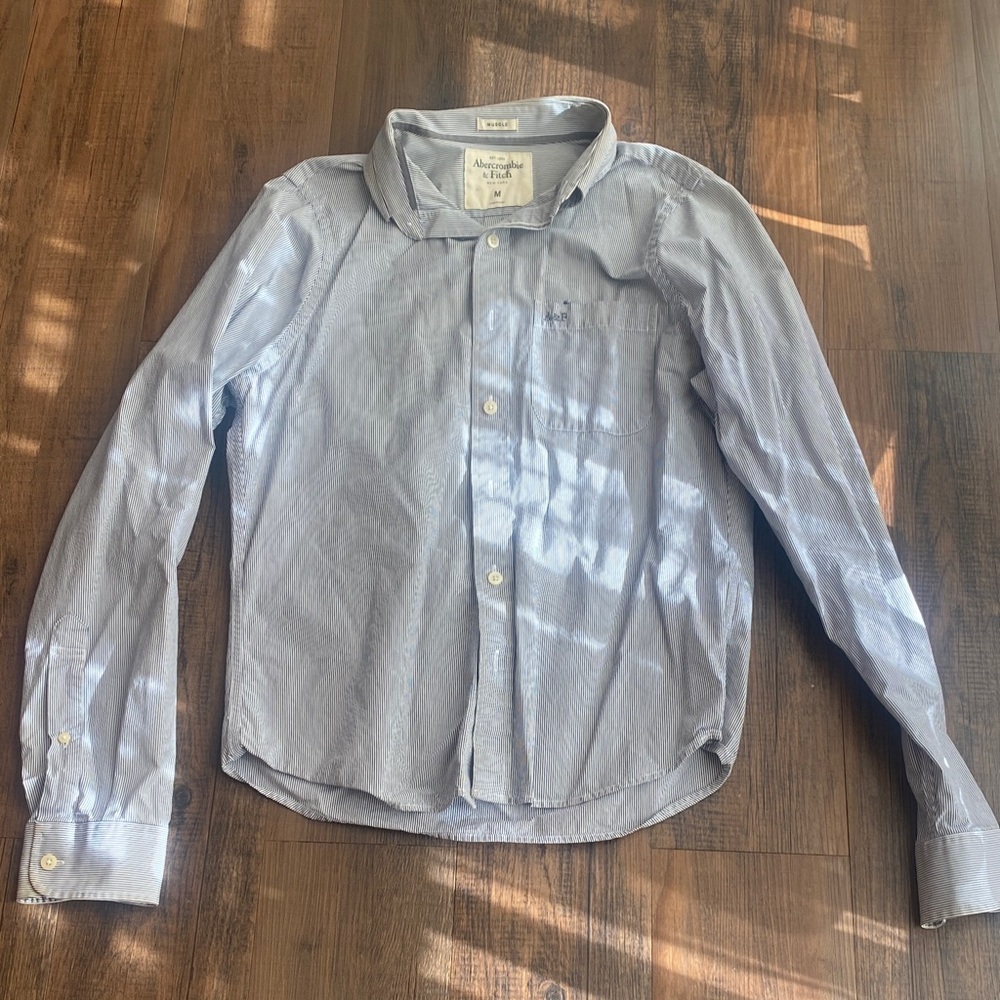 Abercrombie & Fitch Light Blue Button Down Shirt